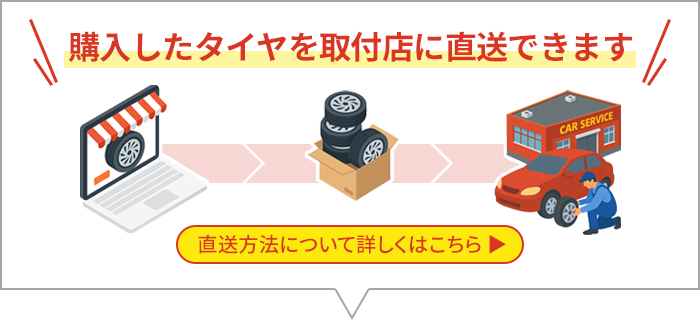 取付店への直送のご案内